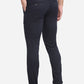 Dark Blue Solid Neo Fit Casual Trouser | Greenfibre