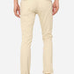 Light Beige Solid Super Slim Fit Casual Trouser | Greenfibre
