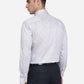 Light Grey Printed Slim Fit Formal Shirt | Greenfibre