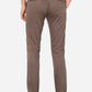 Brown Solid Super Slim Fit Casual Trouser | Greenfibre