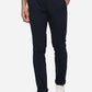 Navy Blue Solid Neo Fit Casual Trouser | Greenfibre