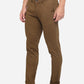 Khaki Dobby Neo Fit Casual Trouser | Greenfibre