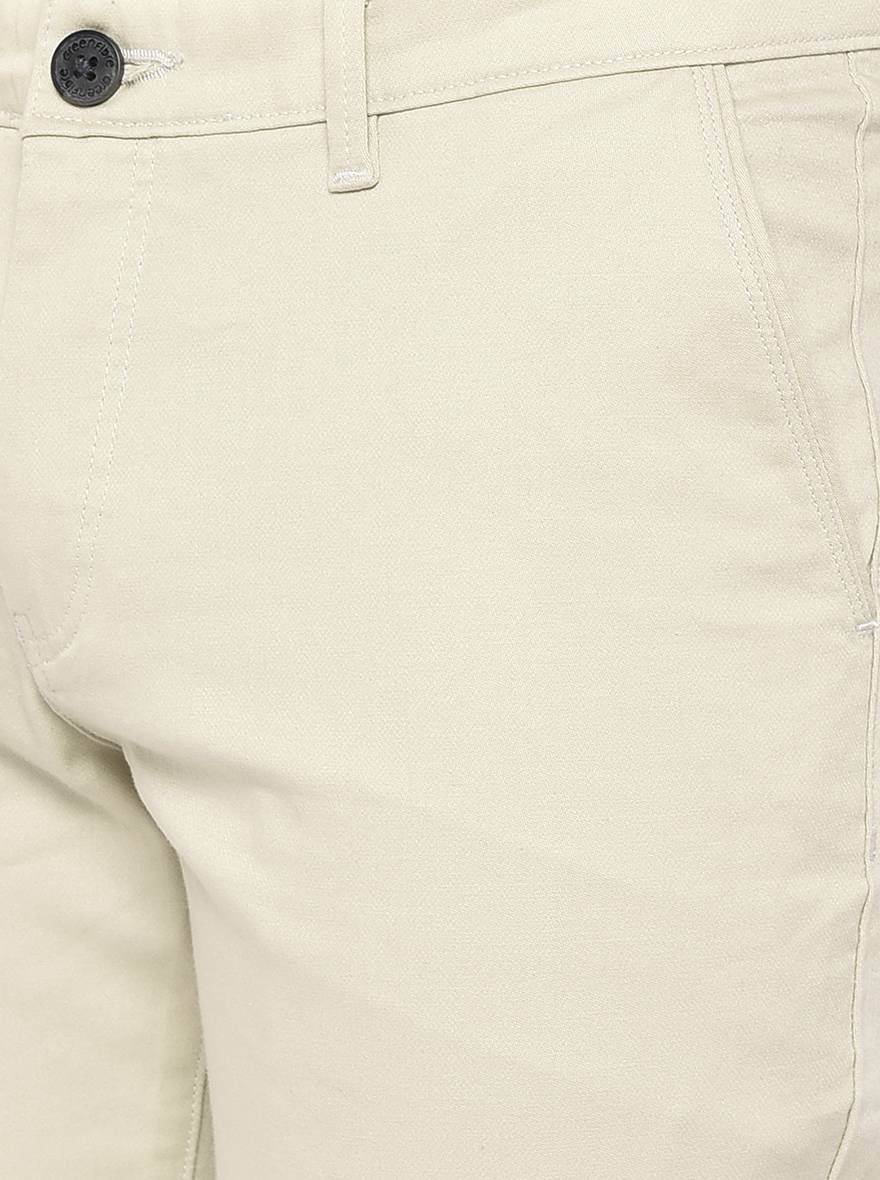 Camel Solid Neo Fit Casual Trouser | Greenfibre