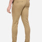 Khaki Solid Neo Fit Casual Trouser | Greenfibre