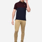 Khaki Solid Neo Fit Casual Trouser | Greenfibre