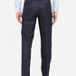 Navy Blue Solid Slim Fit Formal Trouser | Greenfibre