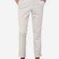 Cream Solid Slim Fit Casual Trouser | Greenfibre