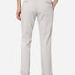 Cream Solid Slim Fit Casual Trouser | Greenfibre