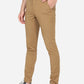 Brown Solid Neo Fit Casual Trouser | Greenfibre