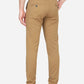 Brown Solid Neo Fit Casual Trouser | Greenfibre