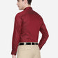 Maroon Solid Slim Fit Party Wear Shirt | Greenfibre