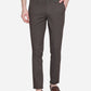 Brown Solid Neo Fit Casual Trouser | Greenfibre