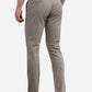 Stone Grey Solid Super Slim Fit Casual Trouser | Greenfibre