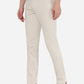 Off-White Solid Neo Fit Casual Trouser | Greenfibre