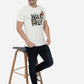 Cream Printed Slim Fit T-Shirt | Greenfibre