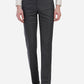 Dark Grey Solid Slim Fit Formal Trouser | Greenfibre