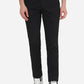 Black Solid Super Slim Fit Casual Trouser | Greenfibre