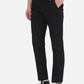 Black Solid Super Slim Fit Casual Trouser | Greenfibre