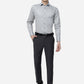 Grey Solid Slim Fit Formal Trouser | Greenfibre