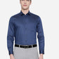 Navy Blue Solid Slim Fit Party Wear Shirt | Greenfibre