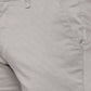 Light Grey Washed Slim Fit Casual Trouser | Greenfibre