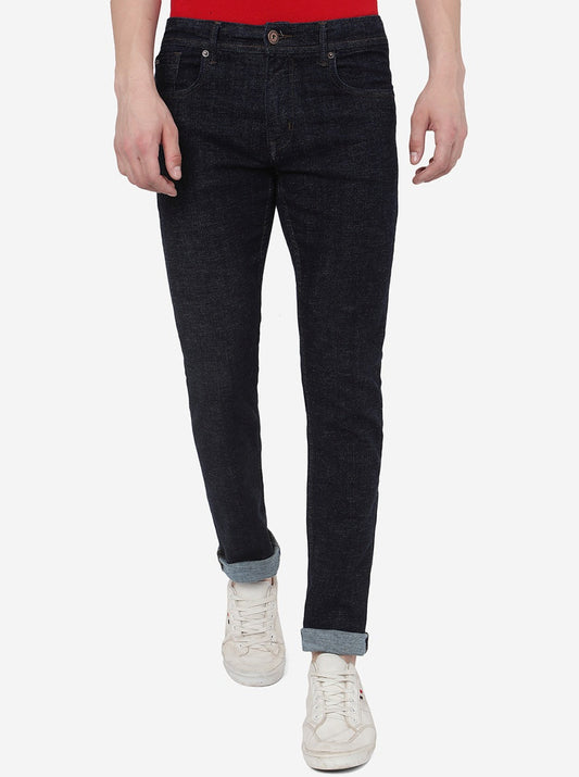 Raw Blue Washed Narrow Fit Jeans | Greenfibre