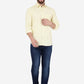 Mellow Yellow Checked Smart Fit Semi Casual Shirt | Greenfibre