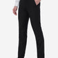 Black Solid Slim Fit Formal Trouser | Greenfibre