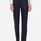 Navy Solid Slim Fit Formal Trouser | Greenfibre