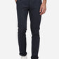 Navy Blue Washed Super Slim Fit Casual Trouser | Greenfibre