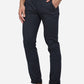 Navy Blue Washed Super Slim Fit Casual Trouser | Greenfibre