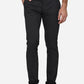 Black Washed Super Slim Fit Casual Trouser | Greenfibre