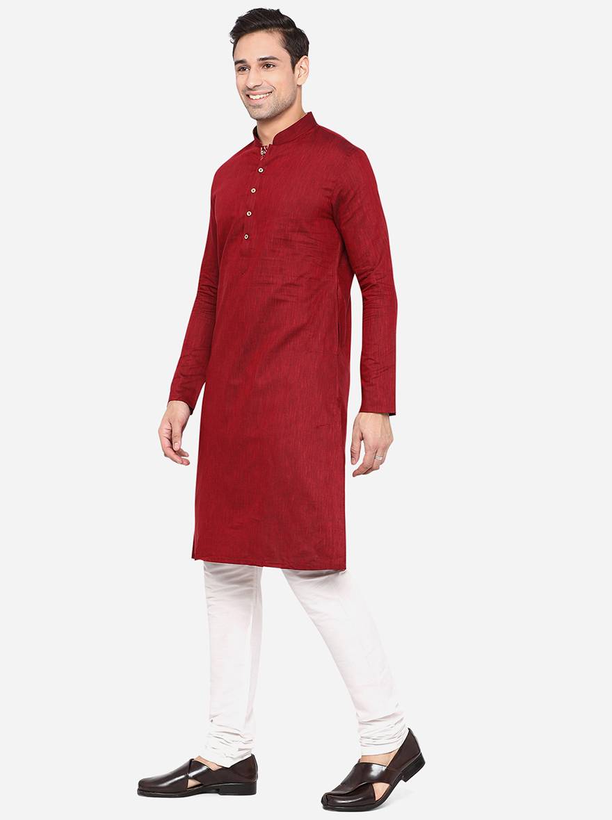 Maroon Kurta | Greenfibre