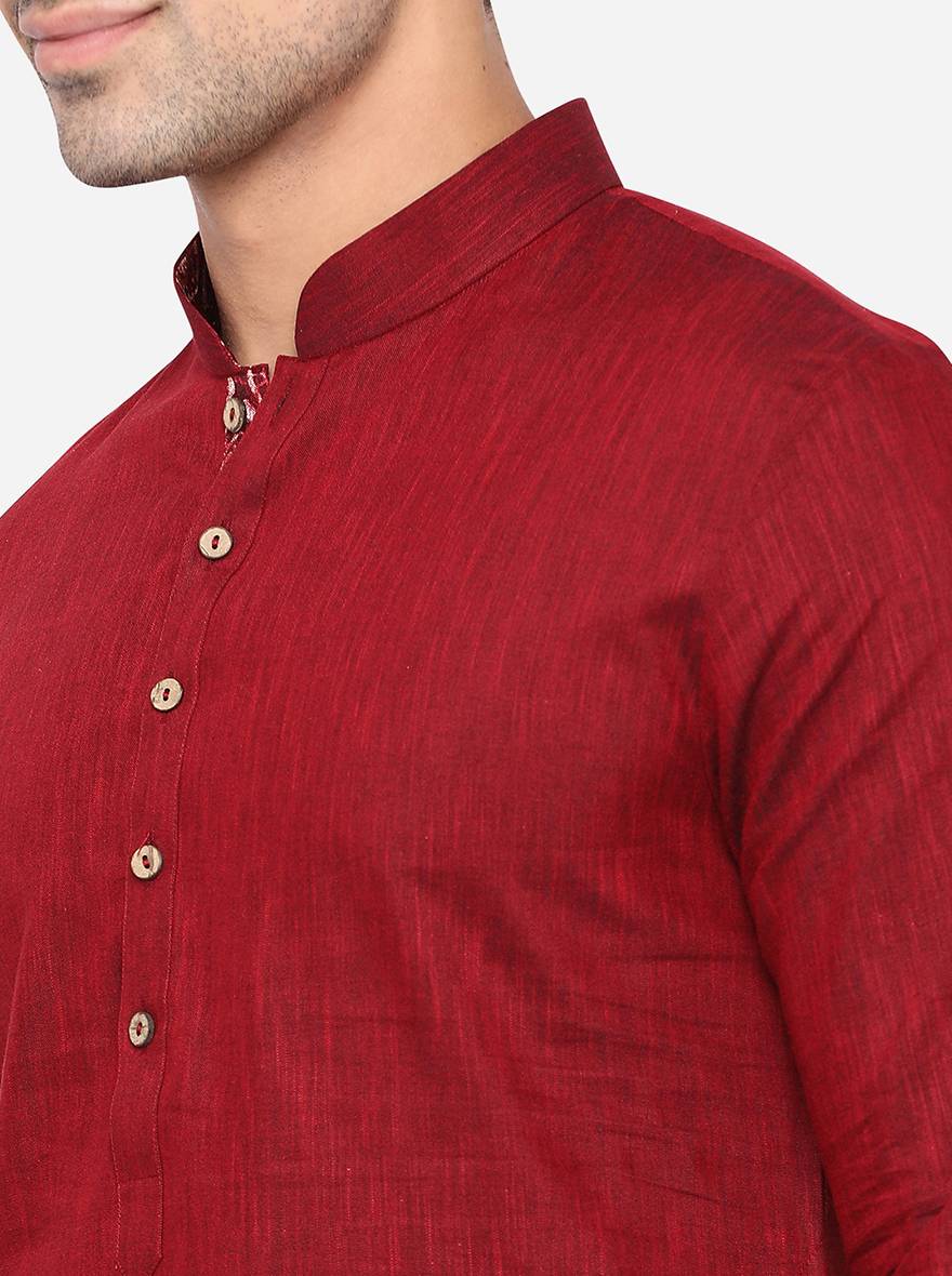 Maroon Kurta | Greenfibre