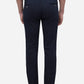 Navy Blue Solid Super Slim Fit Casual Trouser | Greenfibre