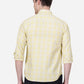 Mellow Yellow Checked Slim Fit Casual Shirt | Greenfibre