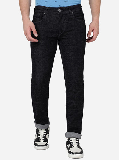 Black Washed Narrow Fit Jeans | Greenfibre