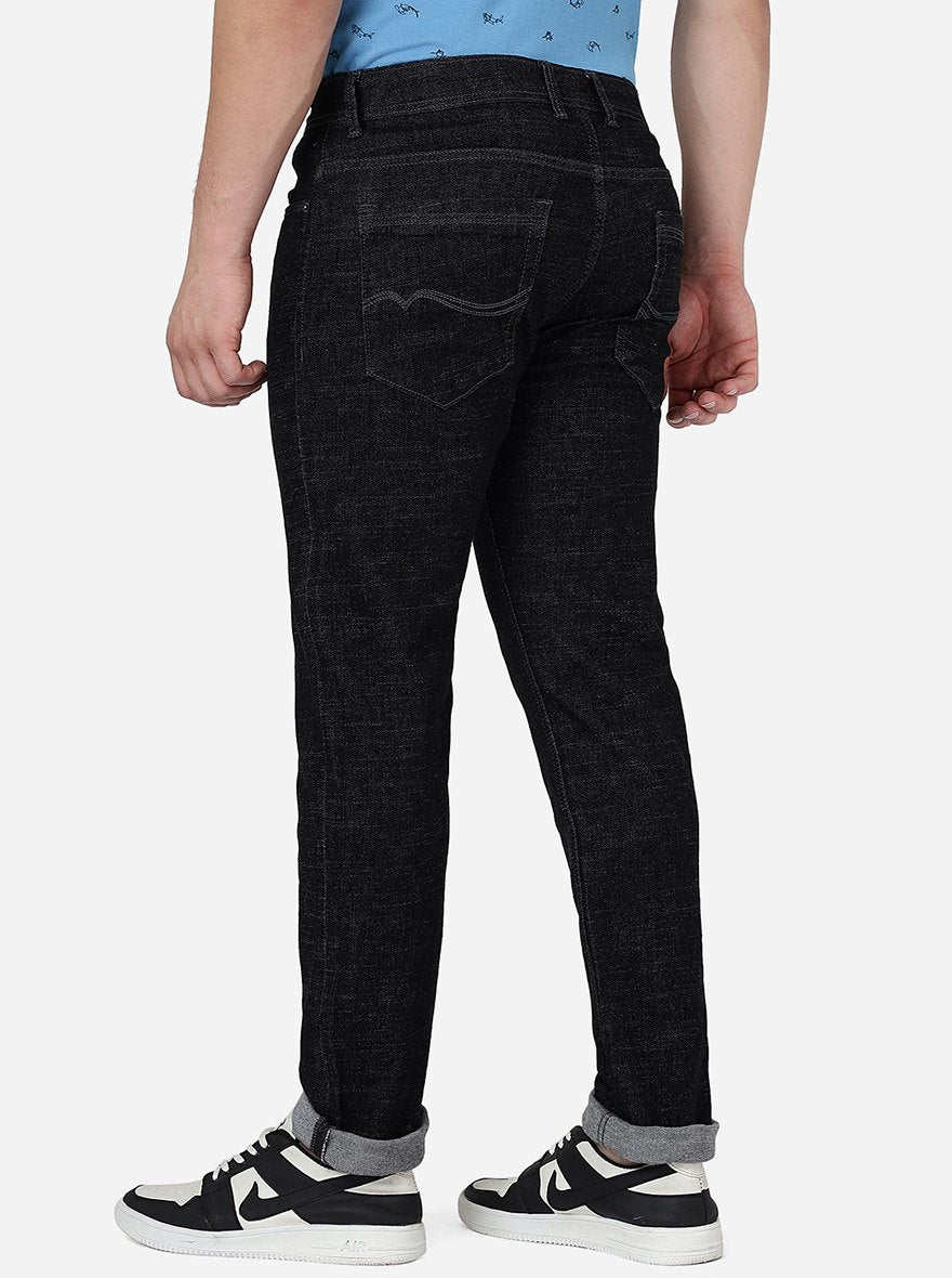 Black Washed Narrow Fit Jeans | Greenfibre