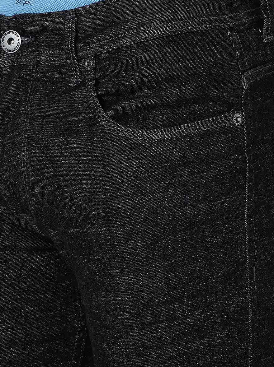 Black Washed Narrow Fit Jeans | Greenfibre