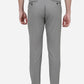 Grey Solid Neo Fit Casual Trouser | Greenfibre