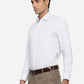 White Dobby Slim Fit Formal Shirt | Greenfibre