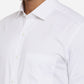 White Dobby Slim Fit Formal Shirt | Greenfibre