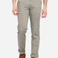 Grey Solid Slim Fit Casual Trouser | Greenfibre