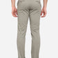 Grey Solid Slim Fit Casual Trouser | Greenfibre