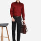 Maroon Solid Slim Fit Party Wear Shirt | Greenfibre