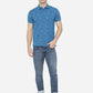 Diva Blue Printed Slim Fit Polo T-Shirt | Greenfibre