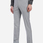 Grey Solid Slim Fit Formal Trouser | Greenfibre