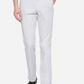 Light Grey Solid Slim Fit Casual Trouser | Greenfibre