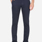 Navy Blue Solid Super Slim Fit Casual Trouser | Greenfibre