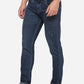 Navy Blue Washed Narrow Fit Jeans | Greenfibre